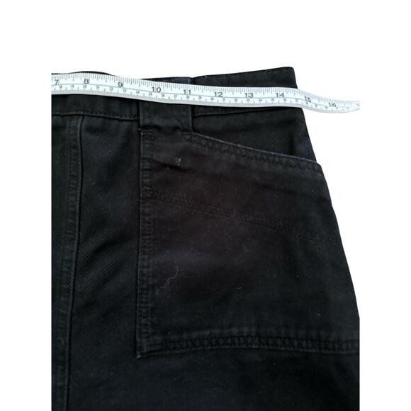 BDG Mini Skirt W/ Front Pockets - Size Medium, Black 100% Cotton - Picture 5 of 8
